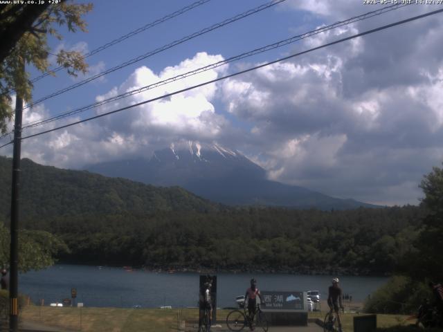 西湖からの富士山