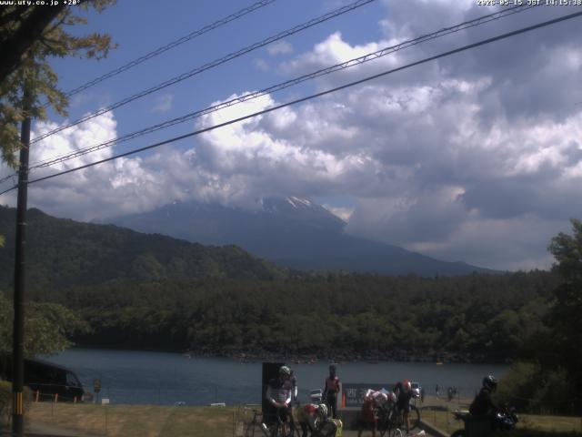 西湖からの富士山