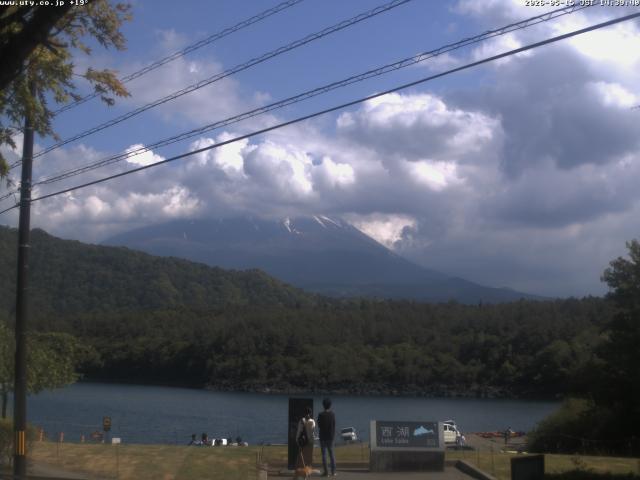 西湖からの富士山