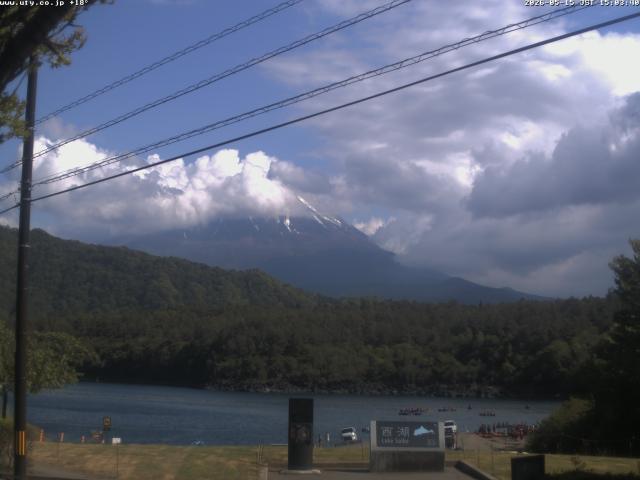 西湖からの富士山