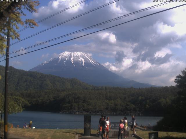 西湖からの富士山
