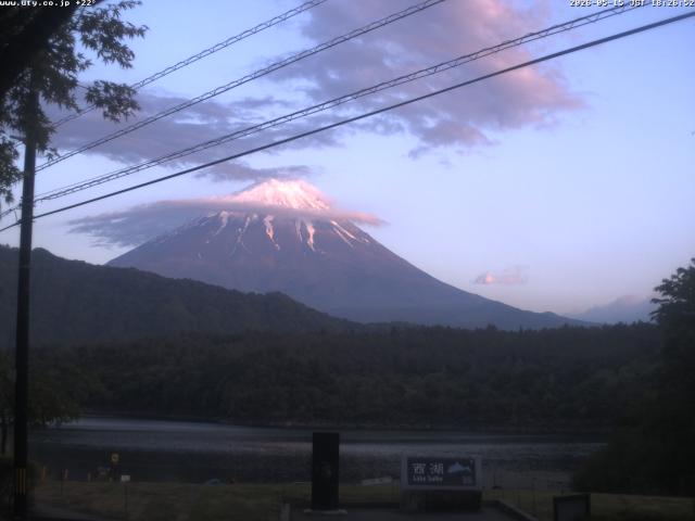 西湖からの富士山