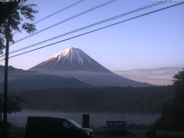 西湖からの富士山