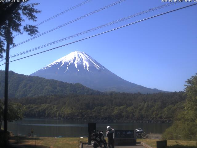 西湖からの富士山