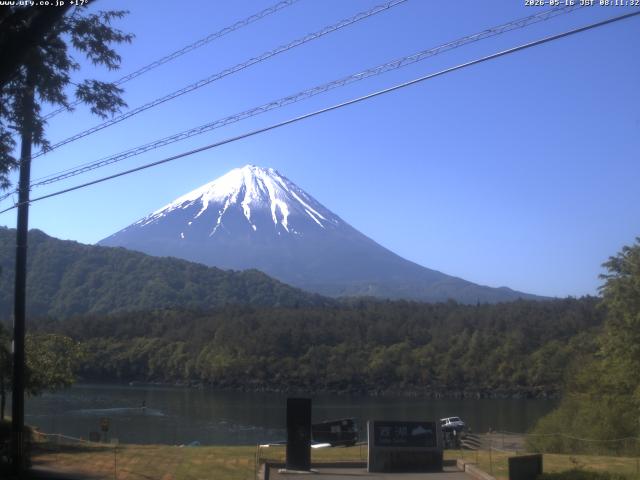 西湖からの富士山