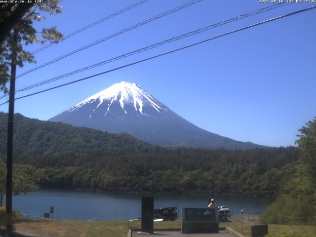 西湖からの富士山