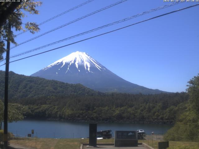 西湖からの富士山