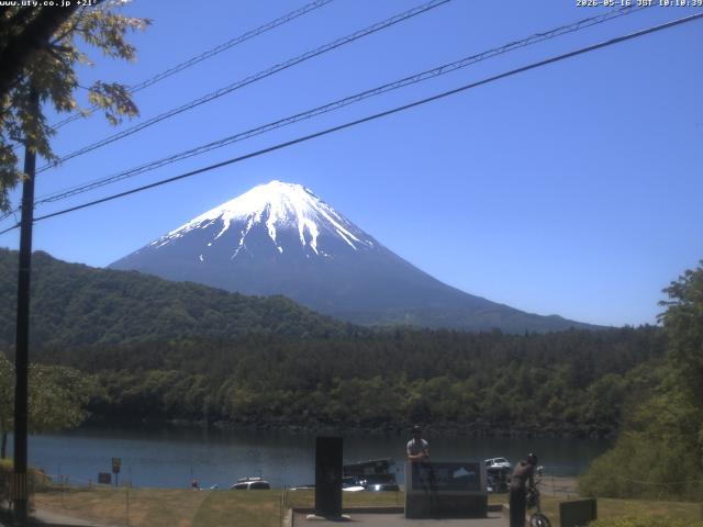 西湖からの富士山