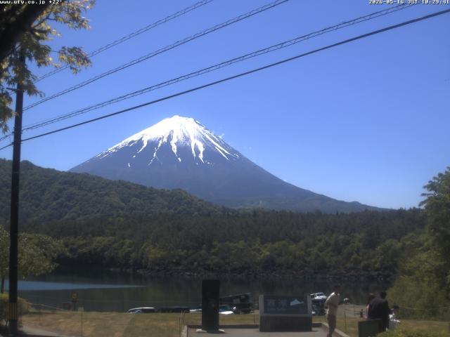 西湖からの富士山