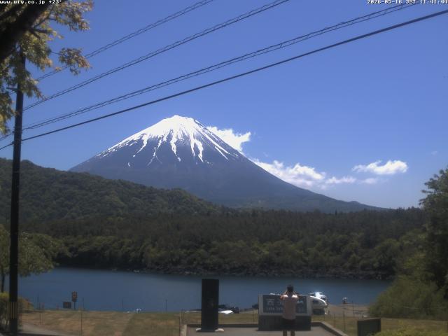西湖からの富士山