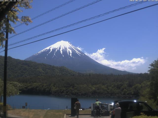 西湖からの富士山
