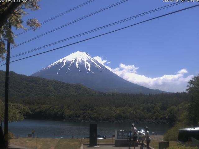 西湖からの富士山