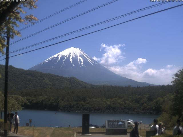 西湖からの富士山