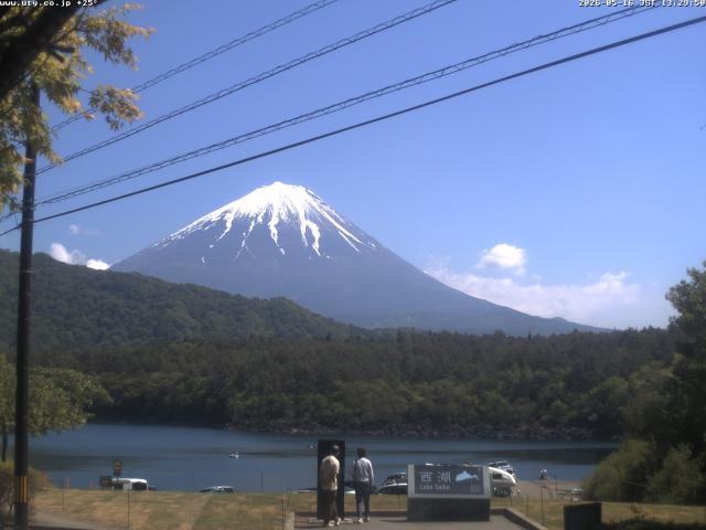 西湖からの富士山