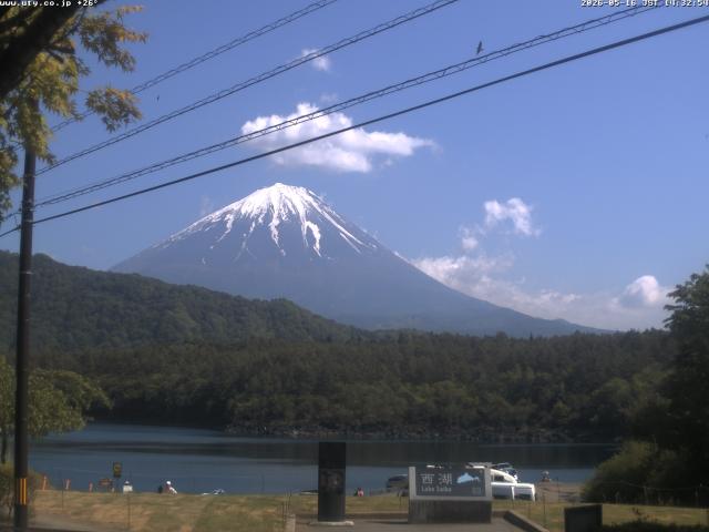西湖からの富士山