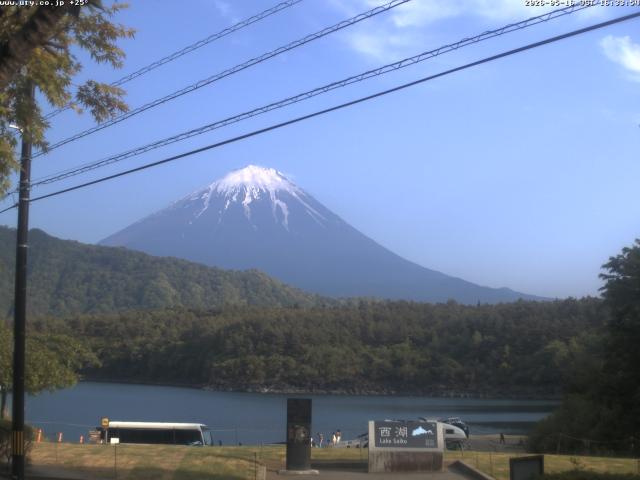 西湖からの富士山