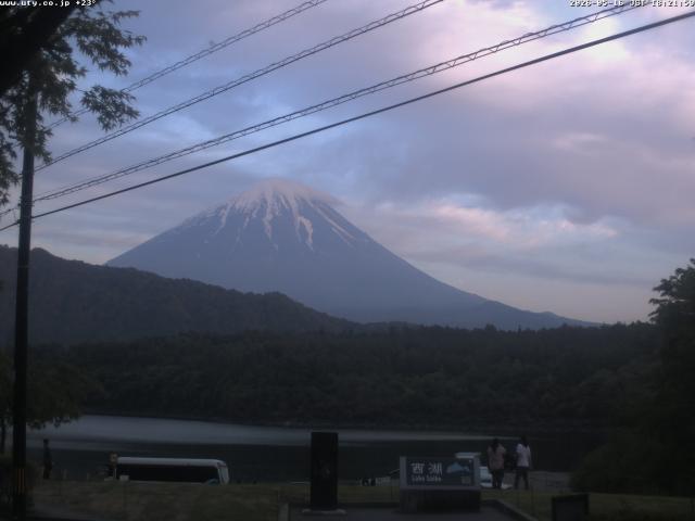 西湖からの富士山