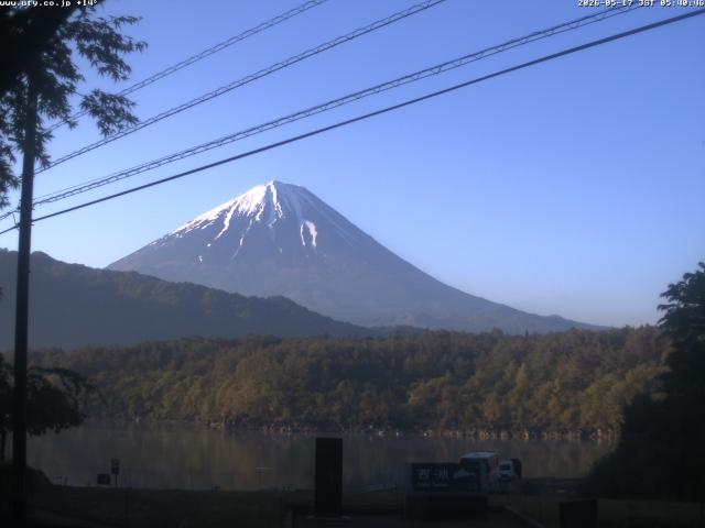 西湖からの富士山