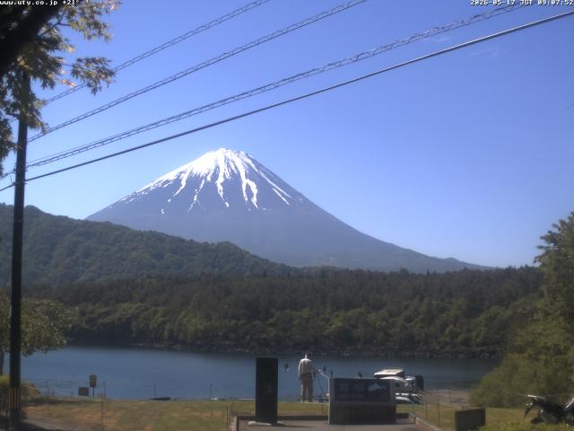 西湖からの富士山