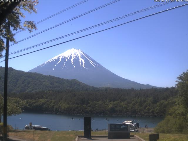 西湖からの富士山