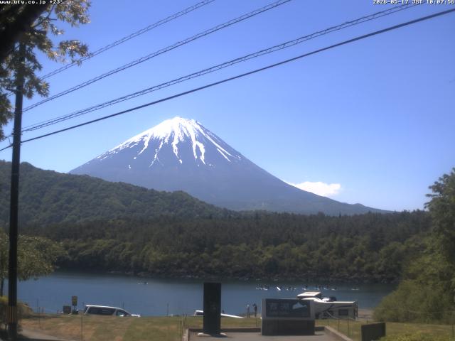 西湖からの富士山