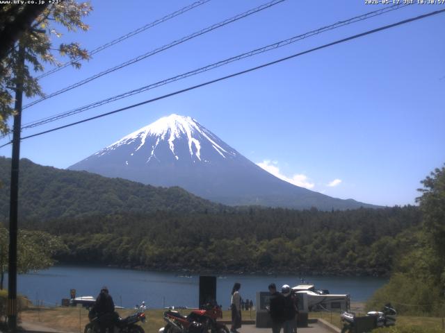 西湖からの富士山