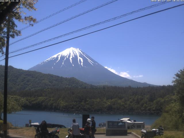 西湖からの富士山