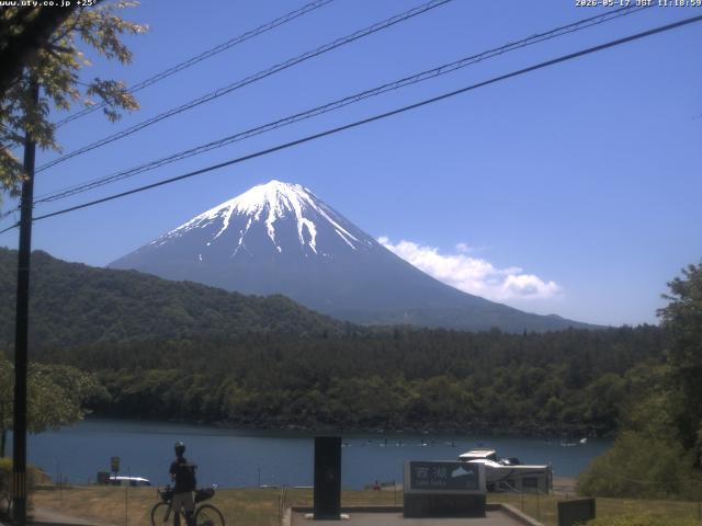 西湖からの富士山