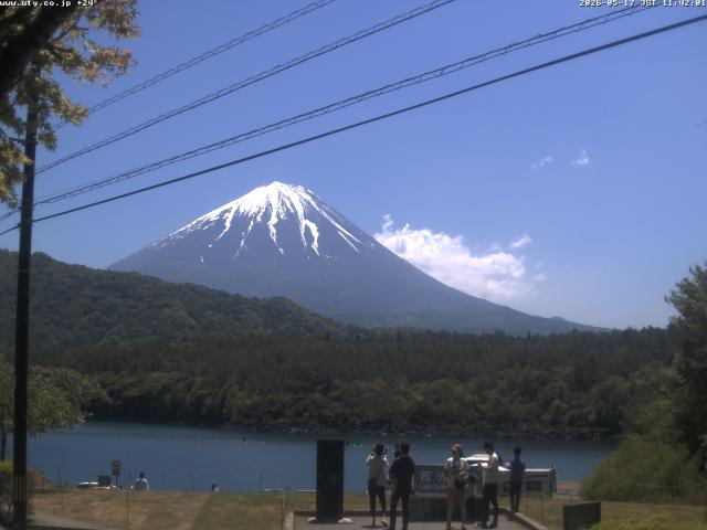 西湖からの富士山