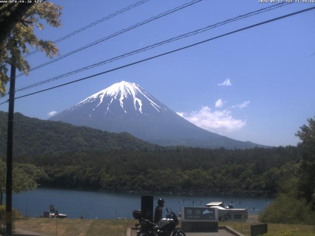 西湖からの富士山