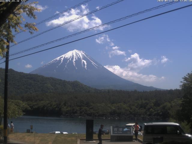 西湖からの富士山