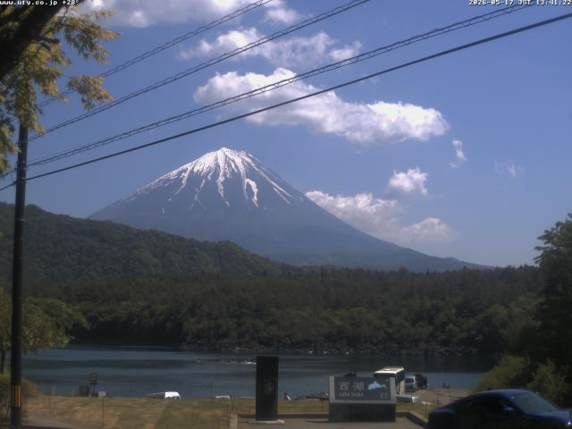 西湖からの富士山
