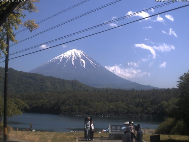 西湖からの富士山