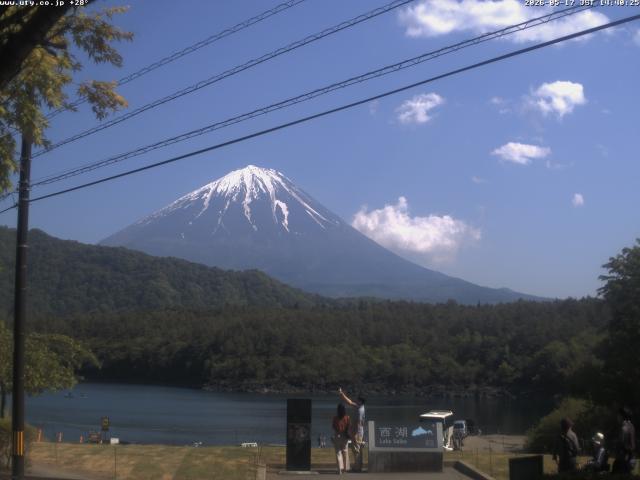 西湖からの富士山