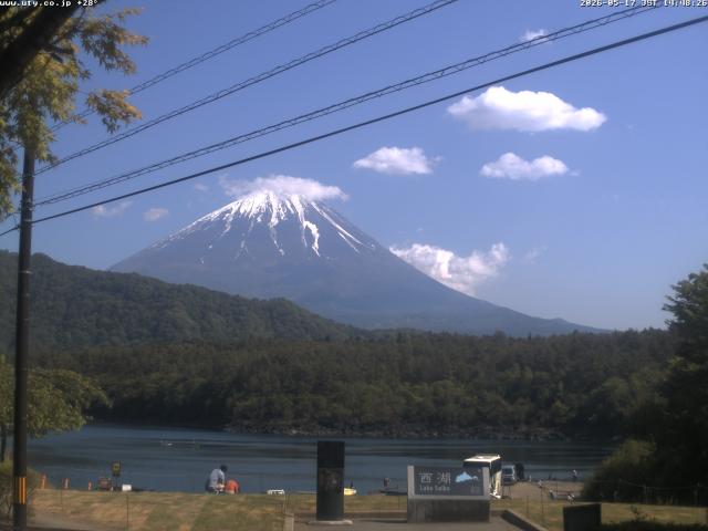 西湖からの富士山