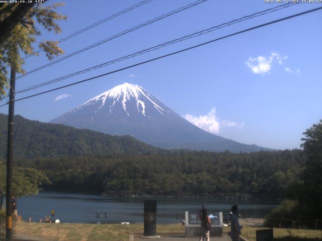西湖からの富士山