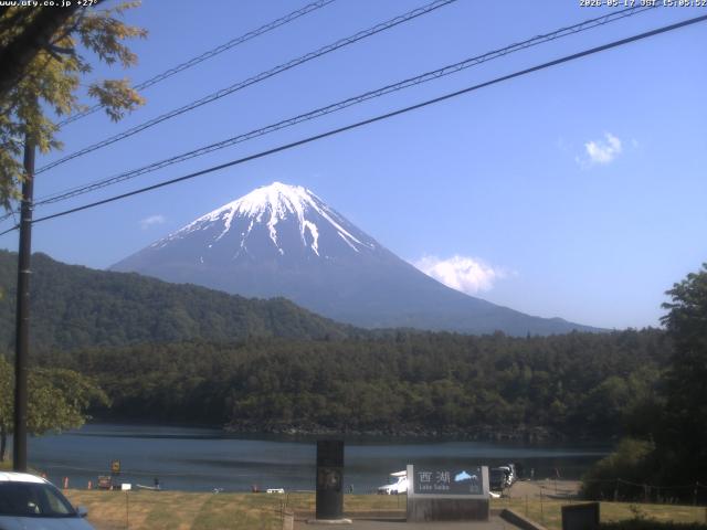 西湖からの富士山