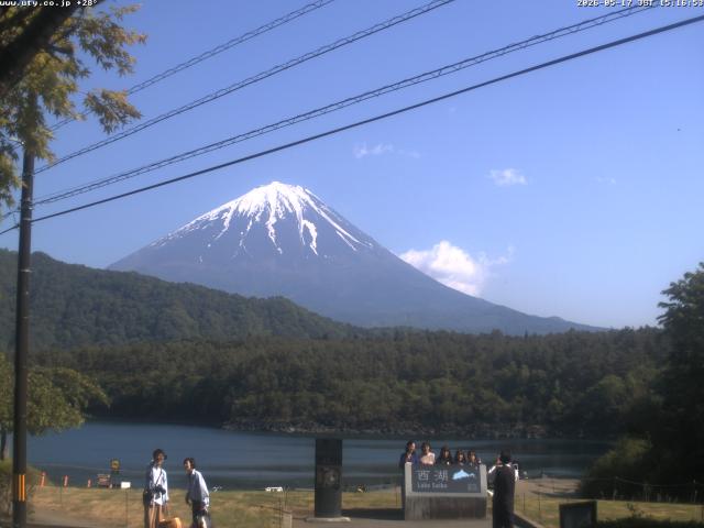 西湖からの富士山