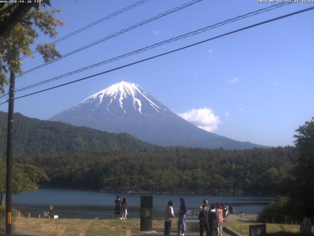 西湖からの富士山