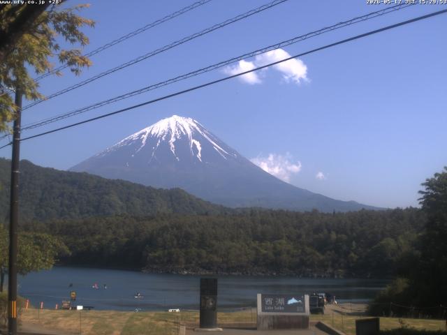 西湖からの富士山