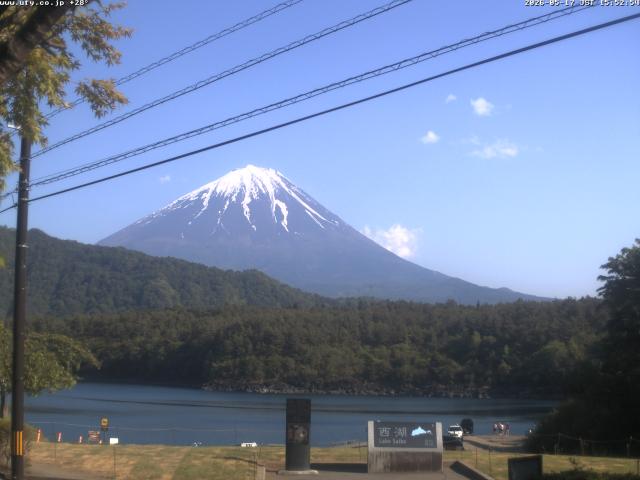 西湖からの富士山