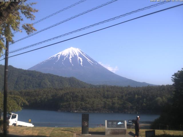 西湖からの富士山