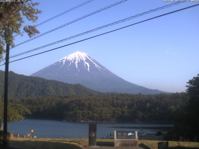 西湖からの富士山