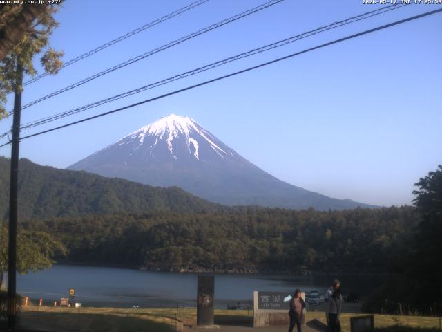西湖からの富士山