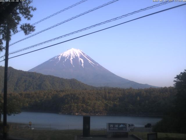 西湖からの富士山