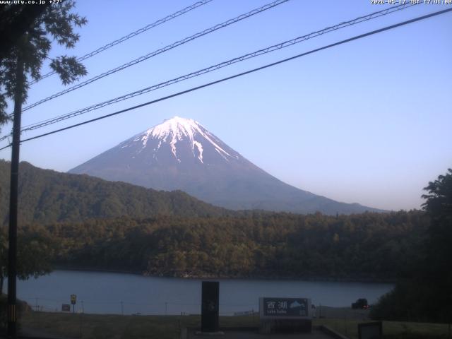 西湖からの富士山