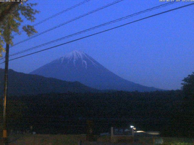 西湖からの富士山