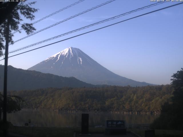 西湖からの富士山
