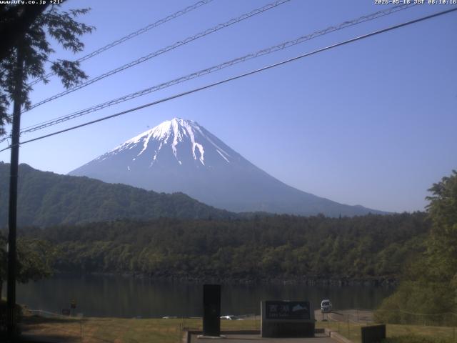 西湖からの富士山
