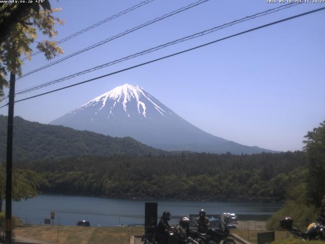 西湖からの富士山